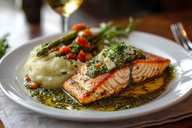 Salmon With Pesto