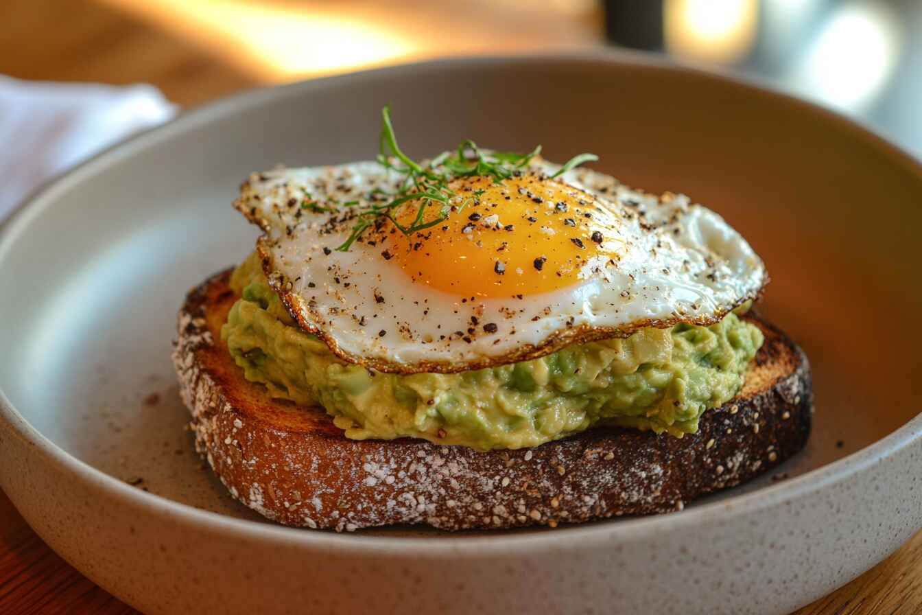 Avocado Toast With Egg
