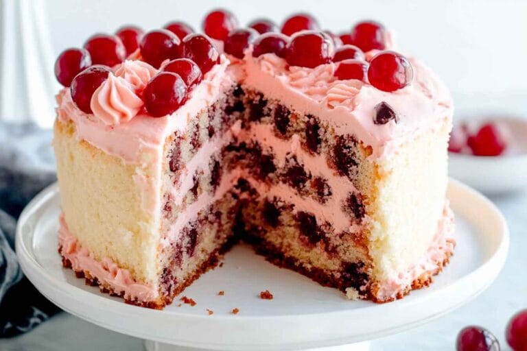 Cherry Chip Cake
