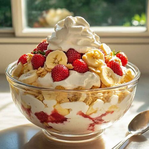Strawberry Banana Pudding