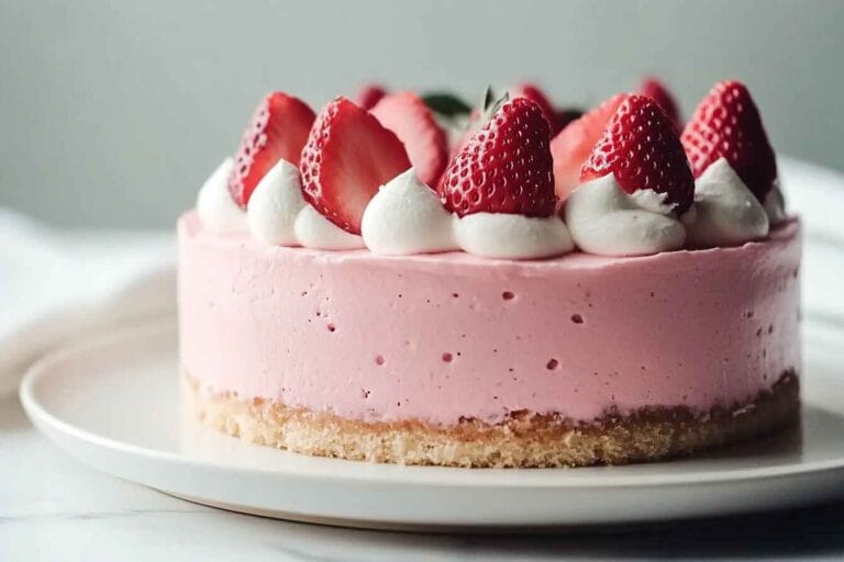 Strawberry Mousse Cake