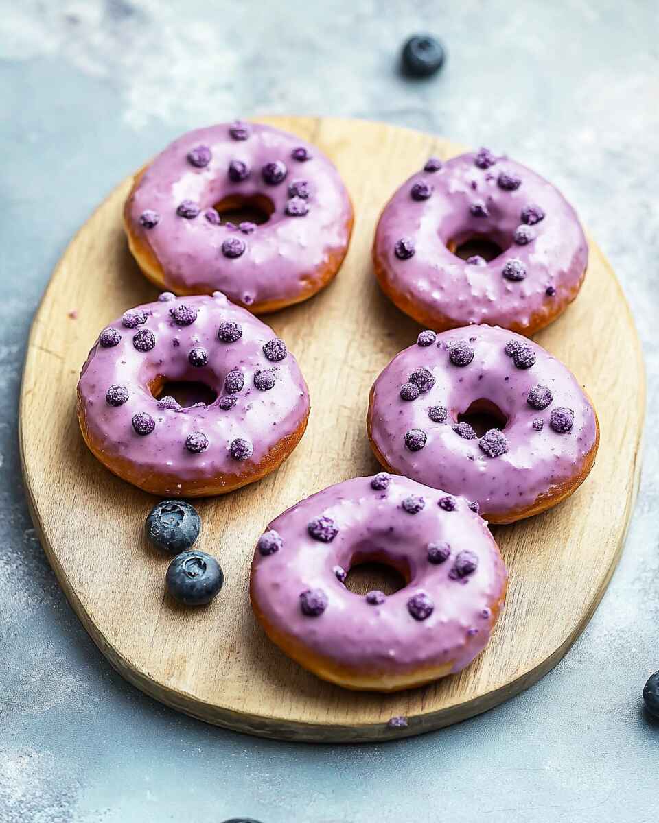 Blueberry Cake Donuts Photo Blueberry Cake Donuts Photo