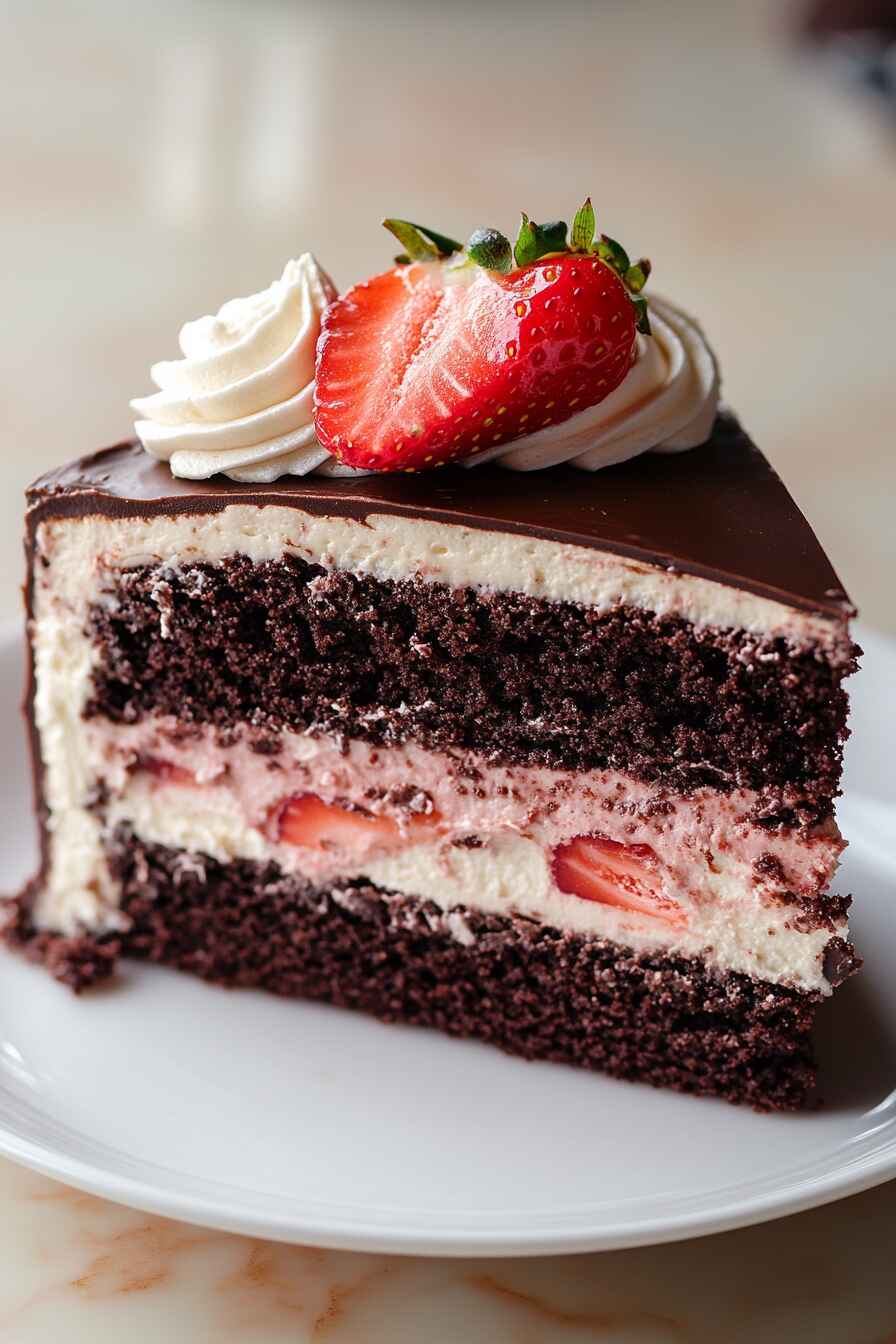 Chocolate Strawberry Cake Recipe