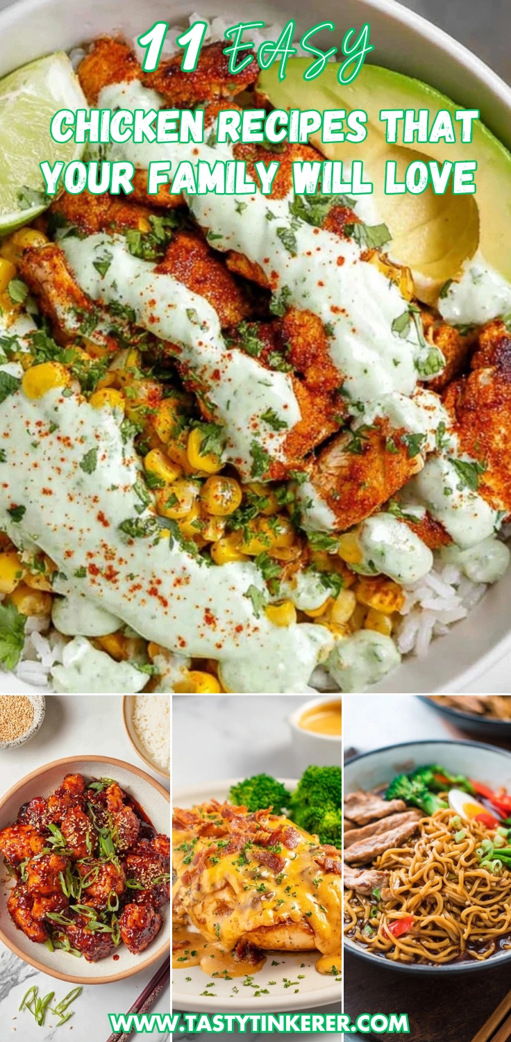 11 Easy Chicken Recipes That Your Family Will Love