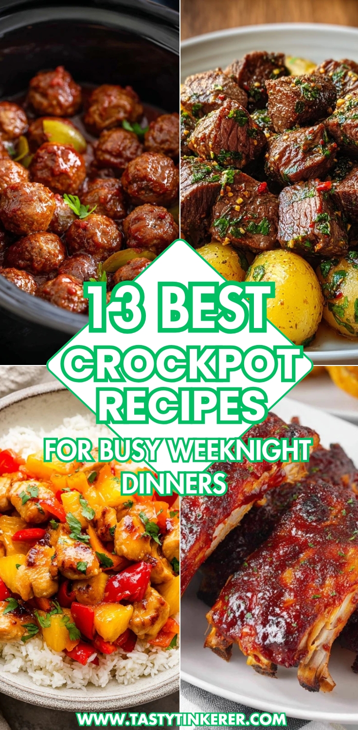 13 Easy Crockpot Recipes For Busy Weeknight Dinners
