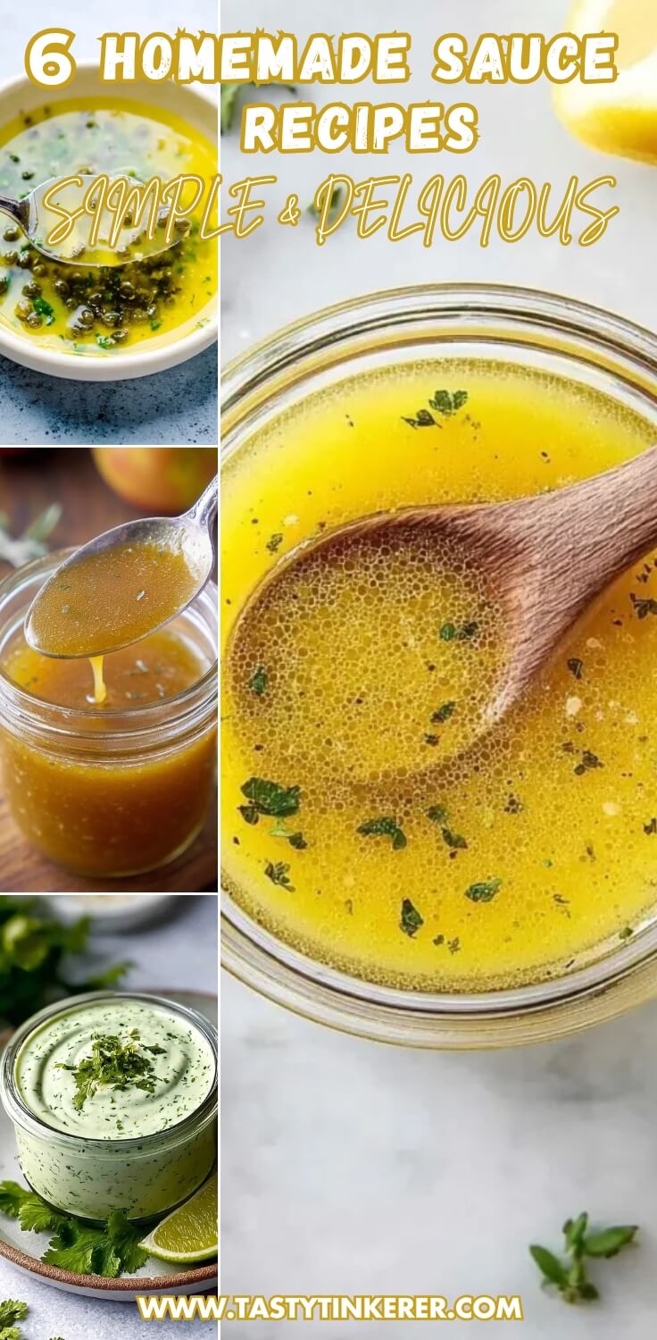 6 Homemade Sauce Recipes