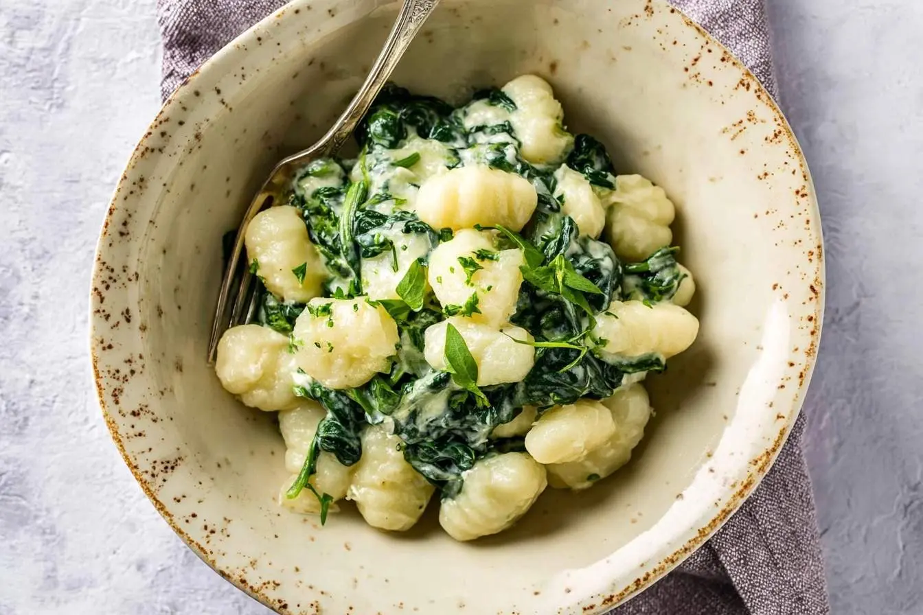 Gnocchi with Spinach