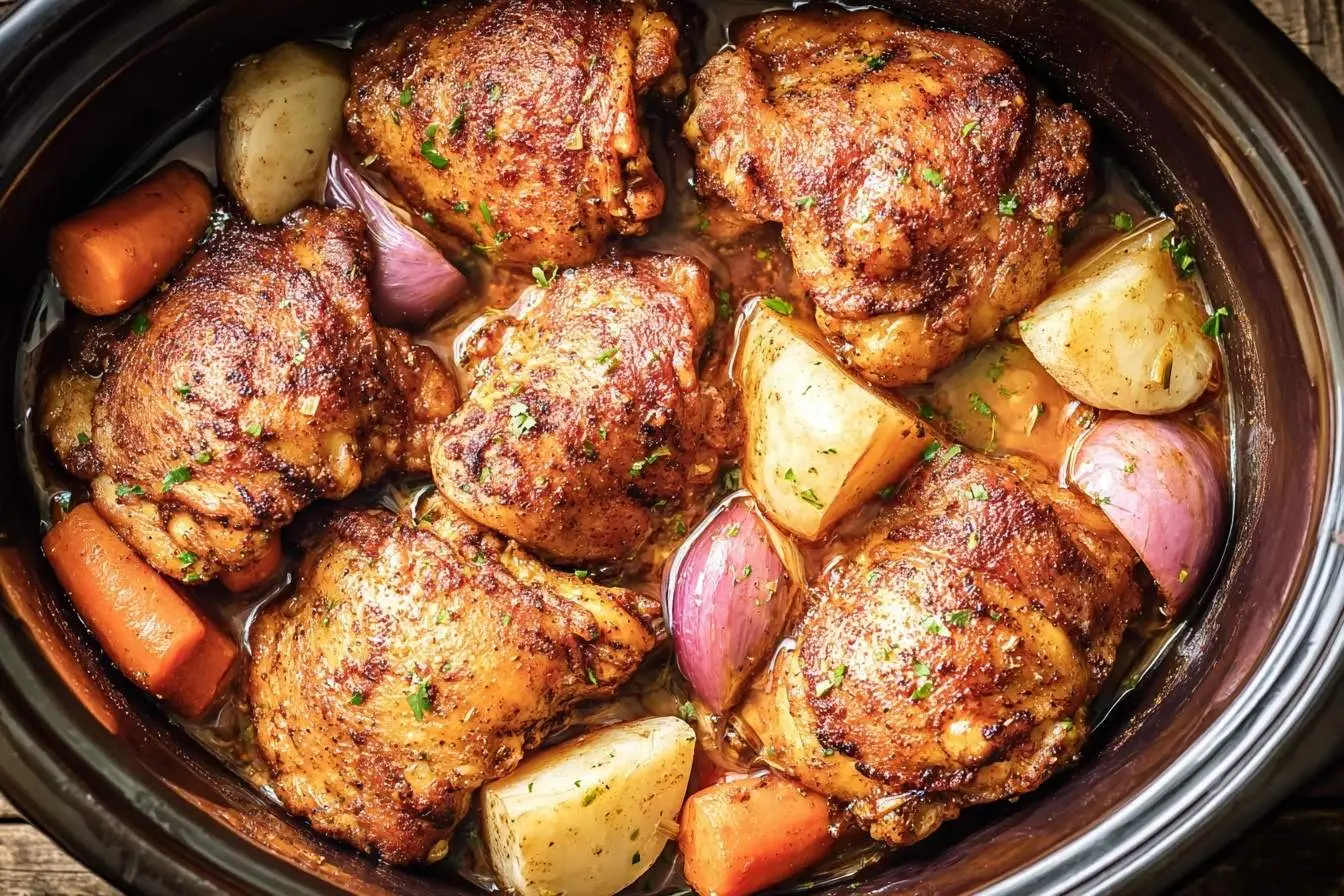 Slow-Cooker Chicken Thighs