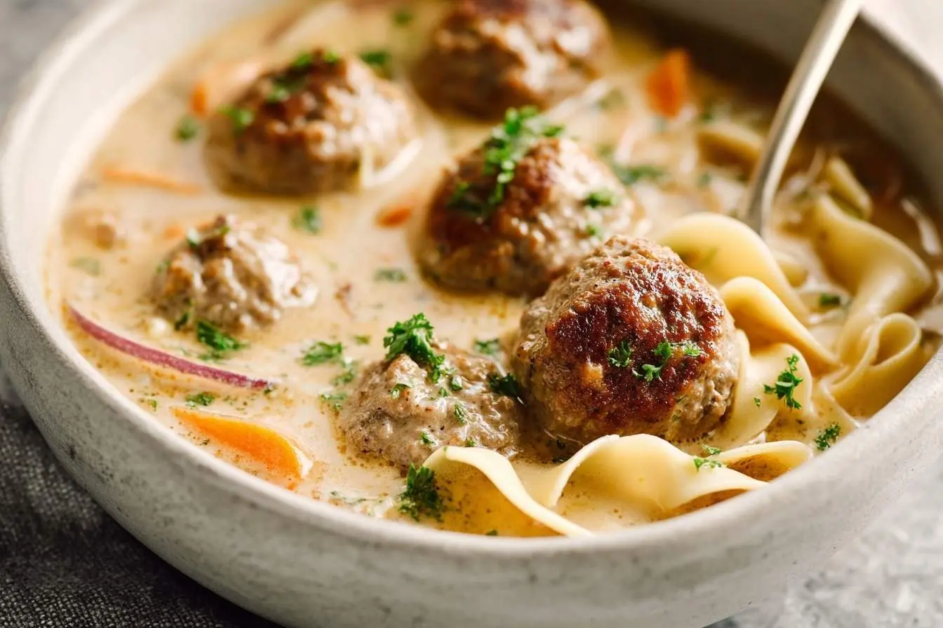 Swedish Meatball Soup
