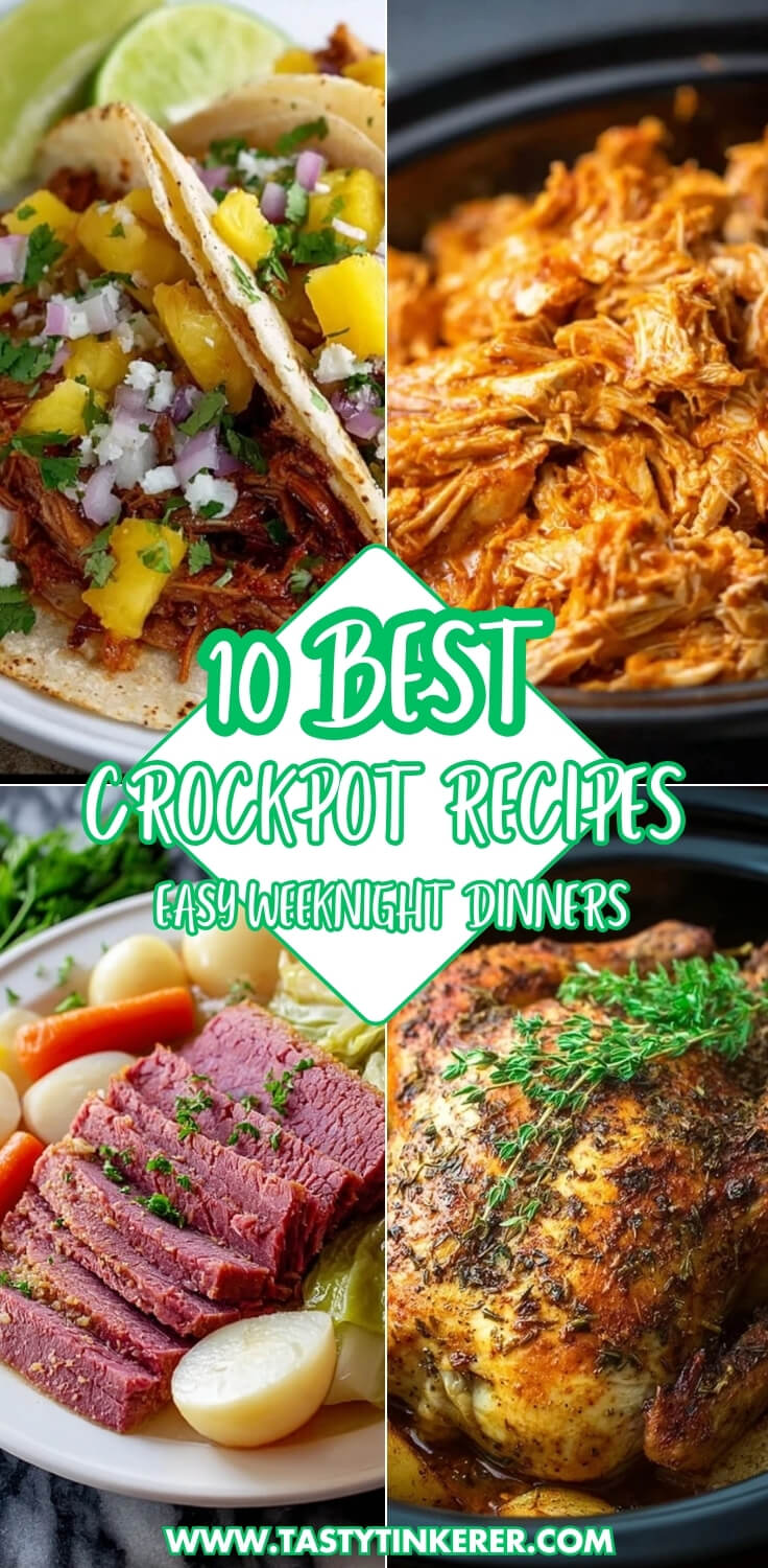 10 Best Crockpot Recipes Easy Weeknight Dinners